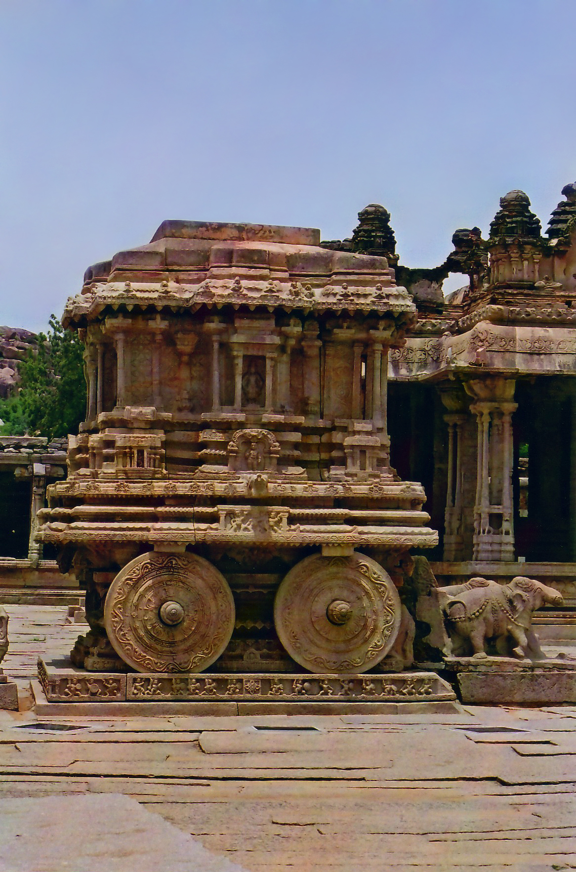 At Vitthala temple in Hampi, Karnataka state, India