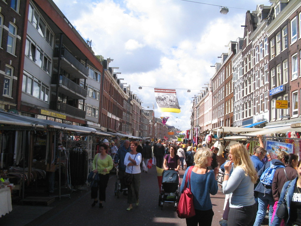Albert Cuypmarkt, Amsterdam, augustus 2005