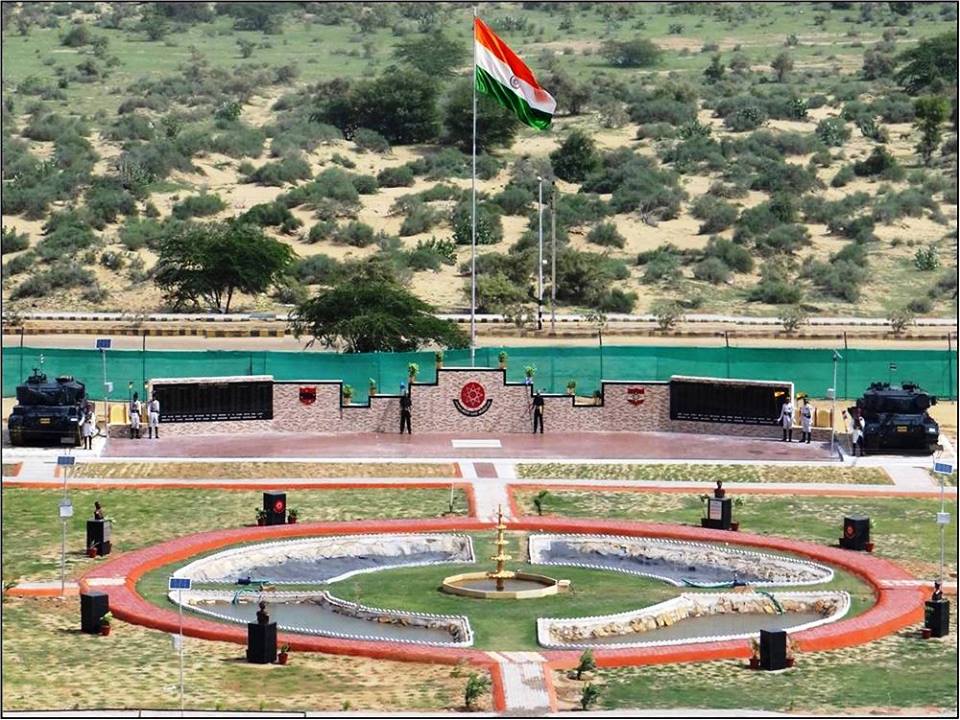 The Honour Walls at Jaisalmer War Museum with the names of Gallantry Award winners etched for posterity.
