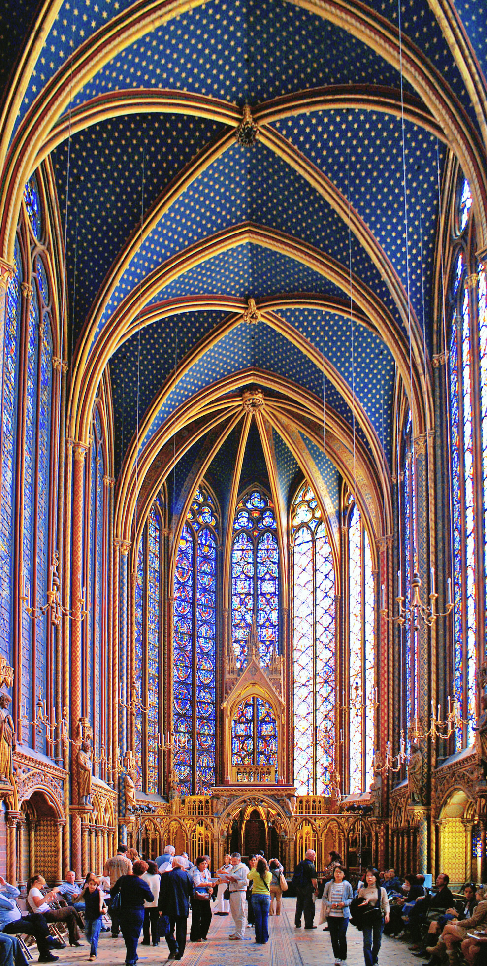 Sainte Chapelle - Upper Chapel, Paris, France