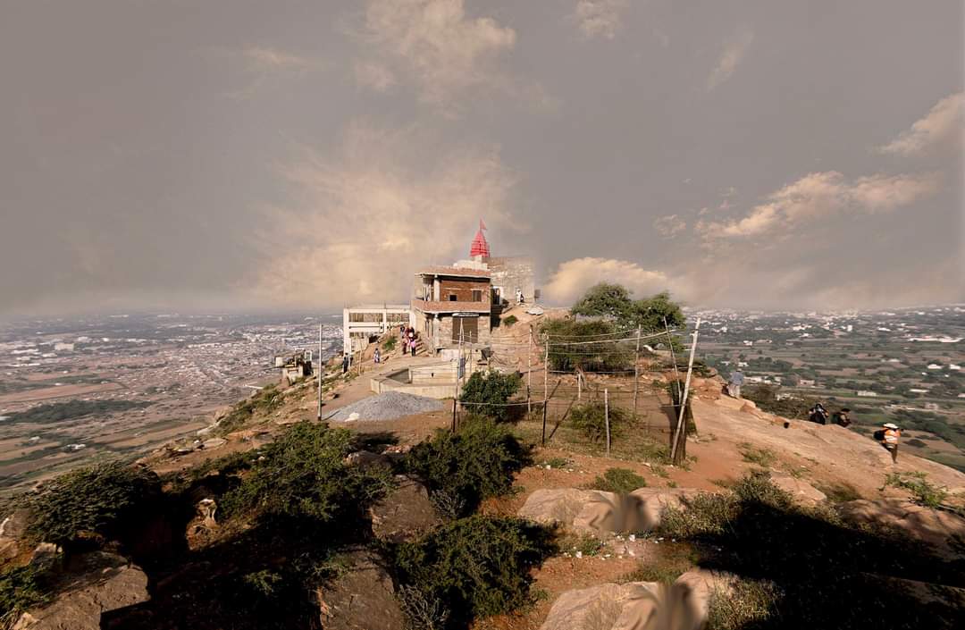 This is the pic of Savitri Mata Mandir, located in Pushkar Rajasthan in India.