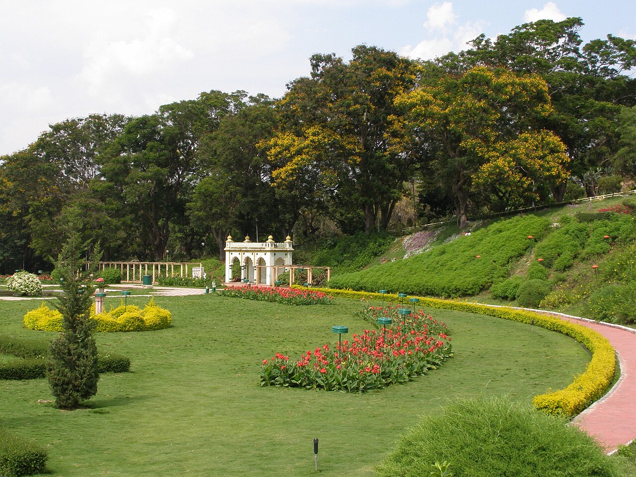 Brindavan Gardens near Mysore, India
