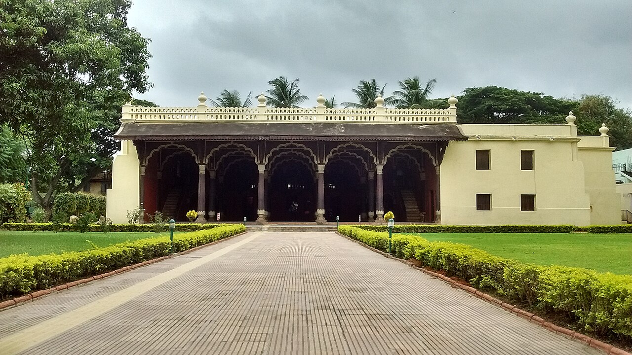 Tippu Sultan Summer palace, the place where Tippu Sultan used to stay[not for longer duration], and discuss the official matters. Location: Bangalore, India