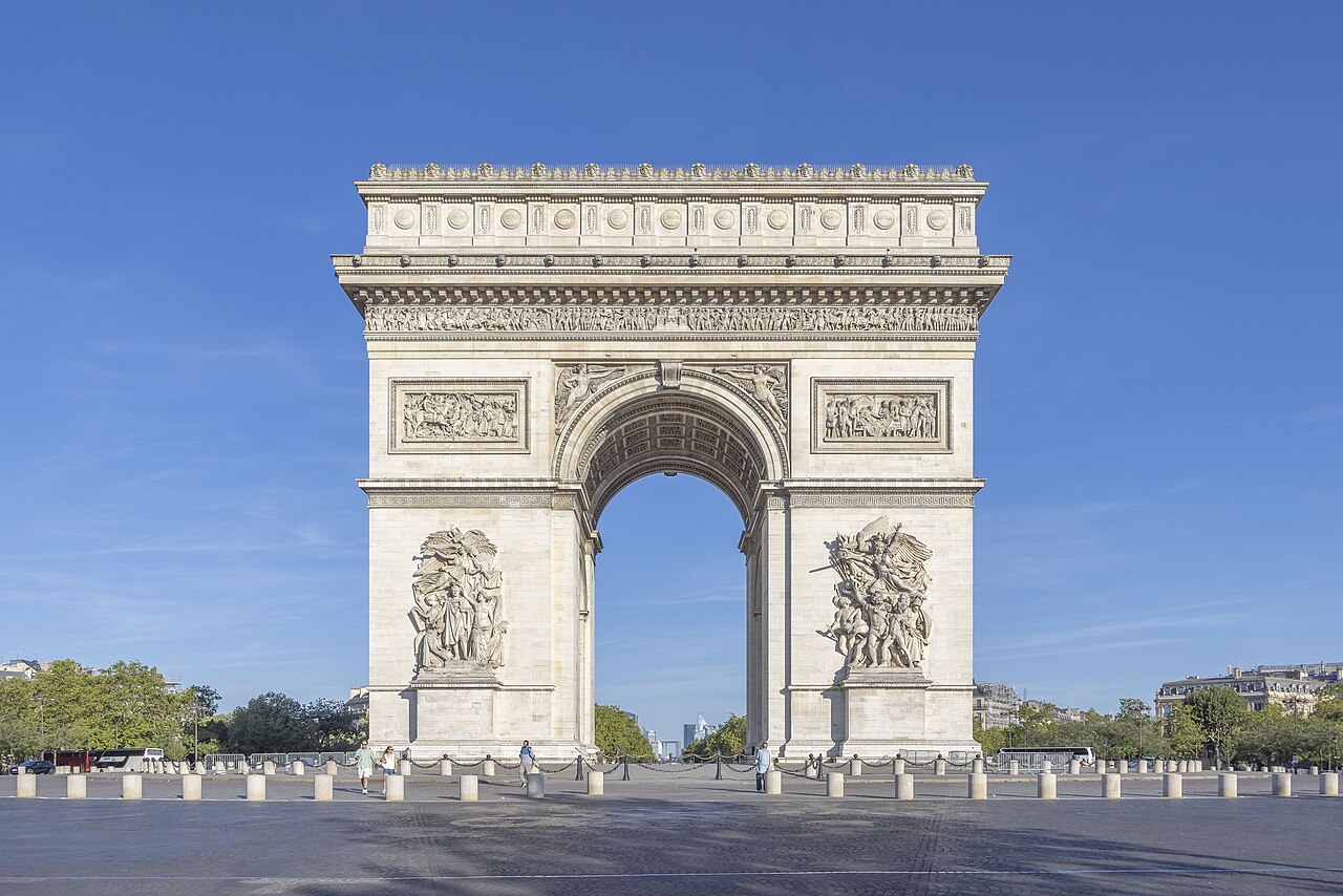 L'Arc de Triomphe de l'Étoile.