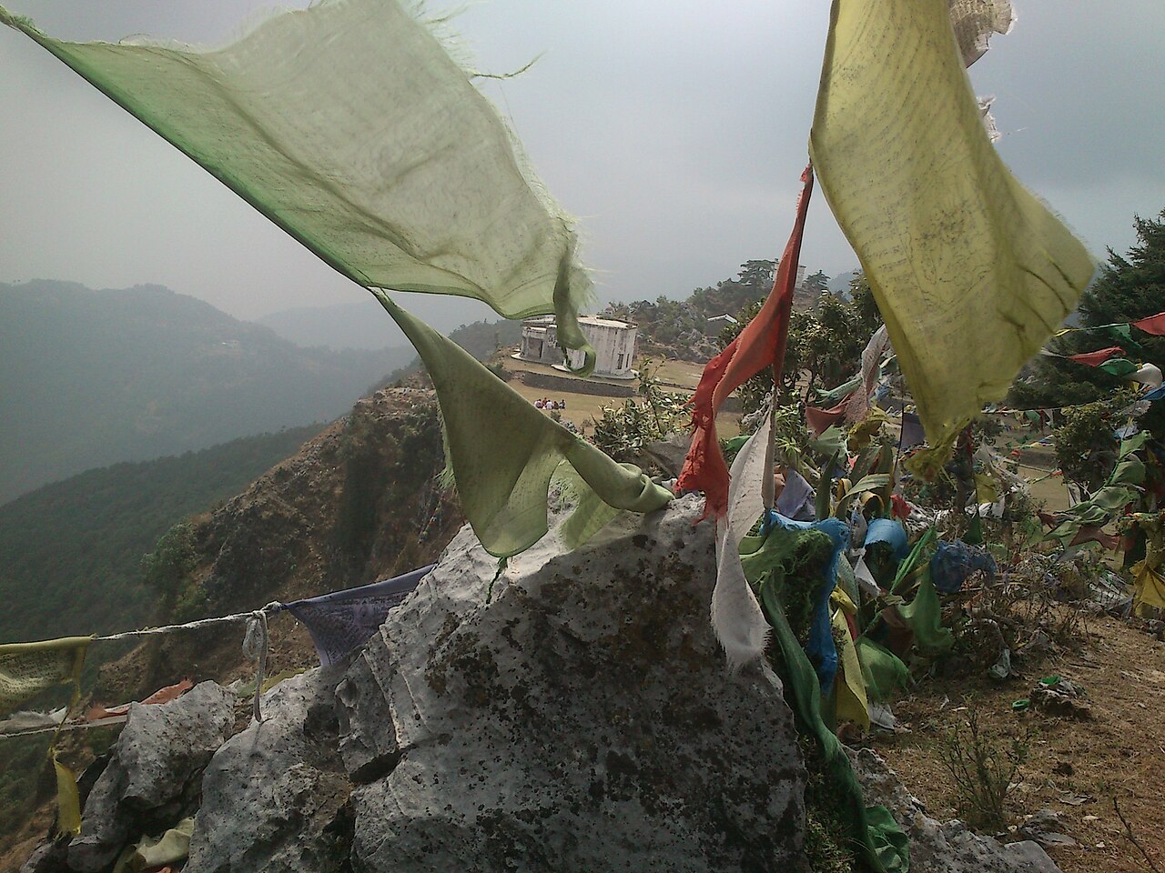view of Sir George Everest's house in Mussorie, Dehradun , India