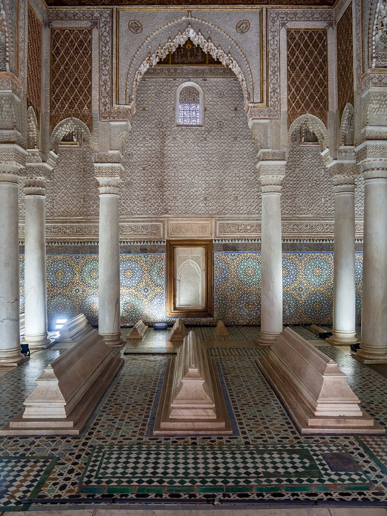 Saadian Tombs - the main room
