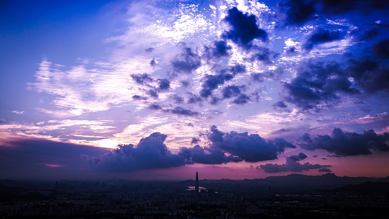 Seoul at dusk