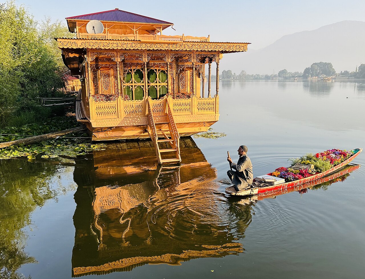 Nigeen Lake or Nageen Lake is a mildly eutrophic lake located in Srinagar, Jammu and Kashmir, India.