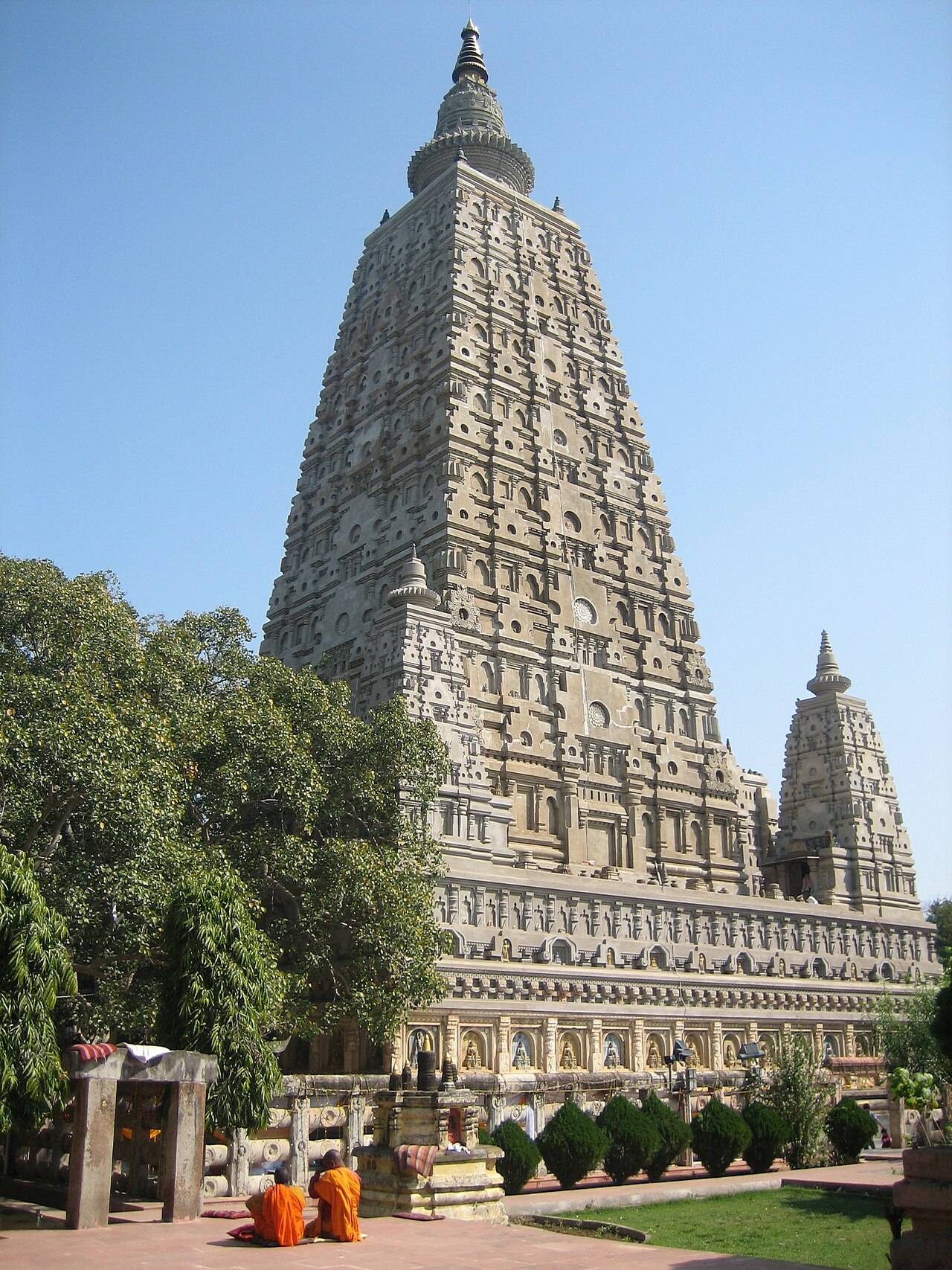Maha Bodhi Temple, Bodhgaya, India.