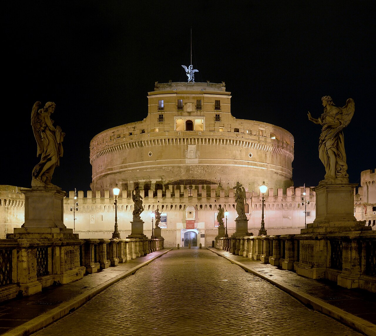 Castel S'Angelo at Night