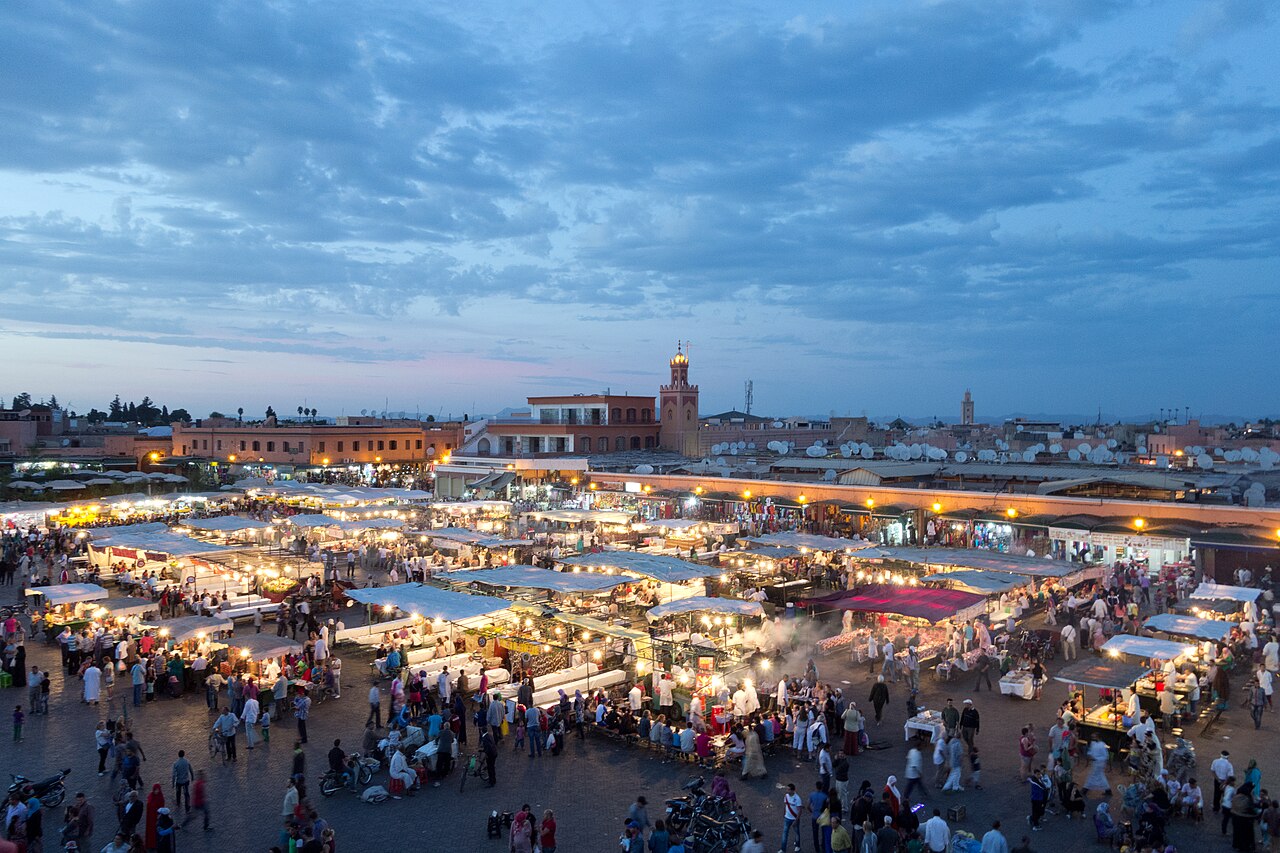 Djemaa el Fna (La Place) in Marrakech. October 2013
