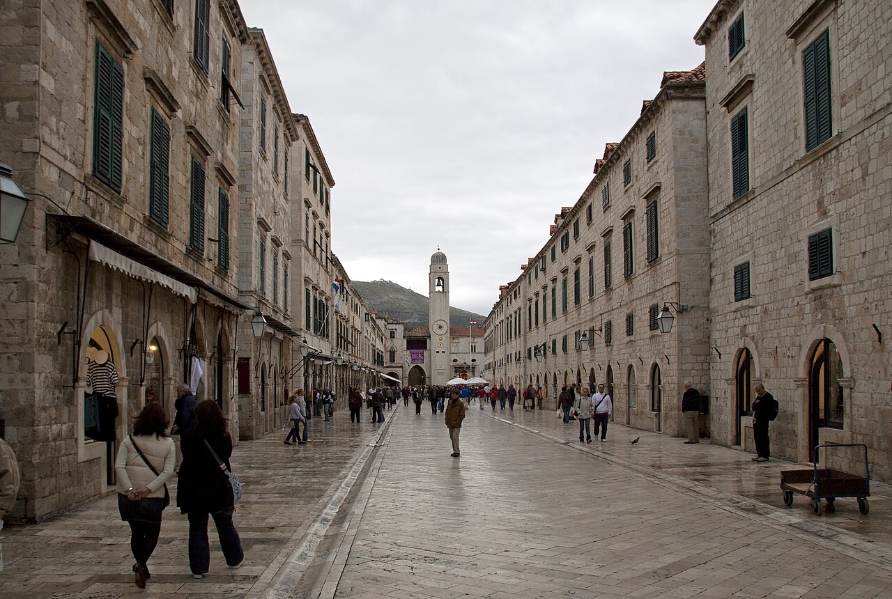 Main Street Placa Stradun Old Town Dubrovnik