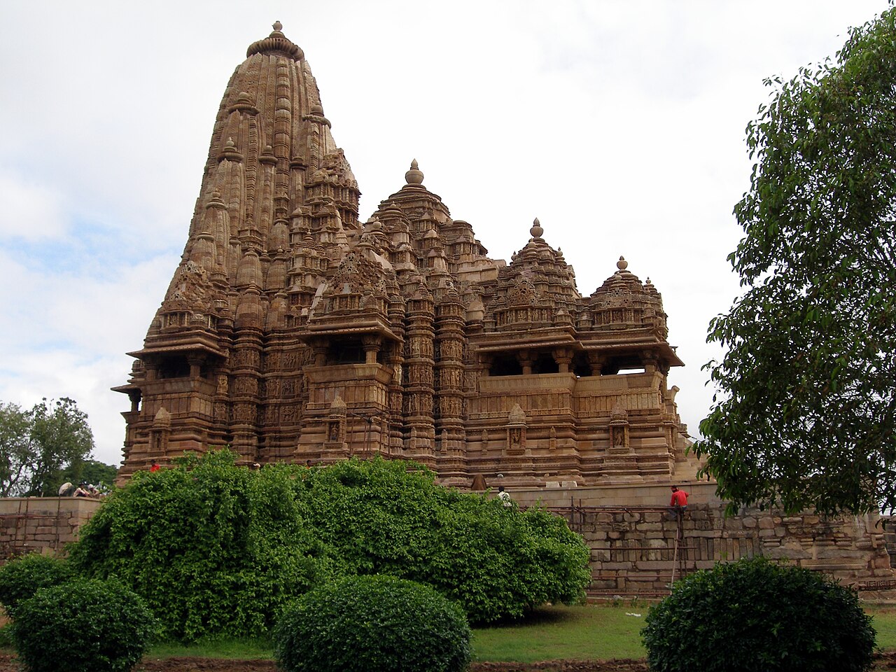 Kandariya Mahadeva temple in Khajuraho, India.