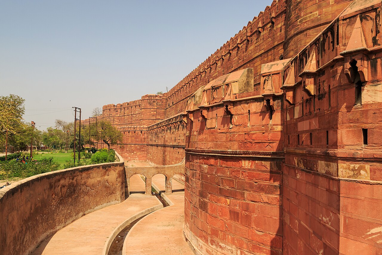 Agra Fort in Agra, India.