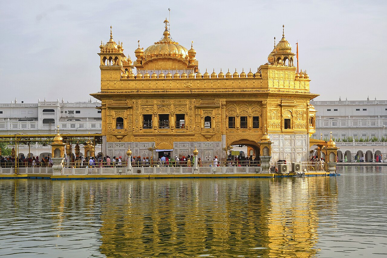 The Golden Temple and its reflection in the Amrit Sarovar