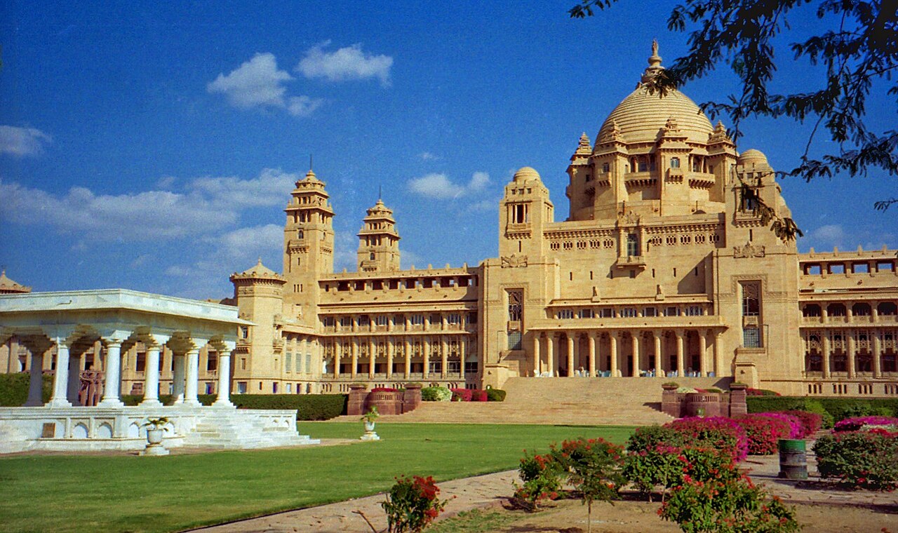 Hotel Umaid Bhawan Palace in Jodhpur.