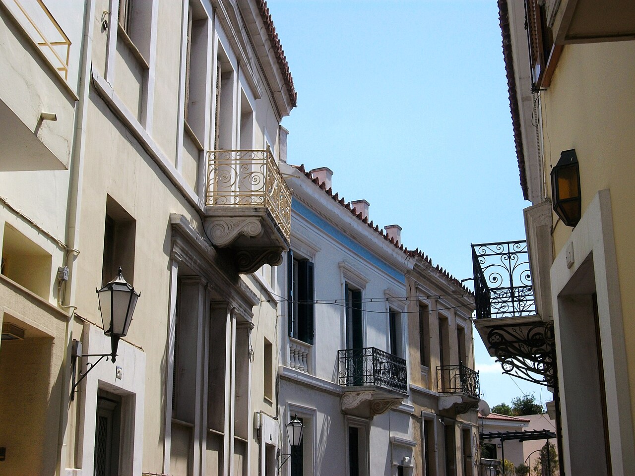 Carrer del barri de Plaka, Atenes.