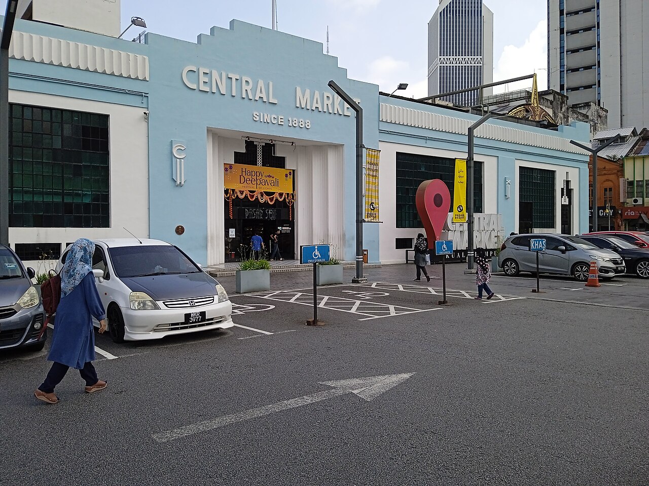 Luaran Pasar Seni di Pusat Bandar, Kuala Lumpur