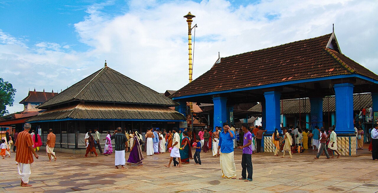 Chottanikkara Temple, dedicated to Devi (goddess in Hinduism)