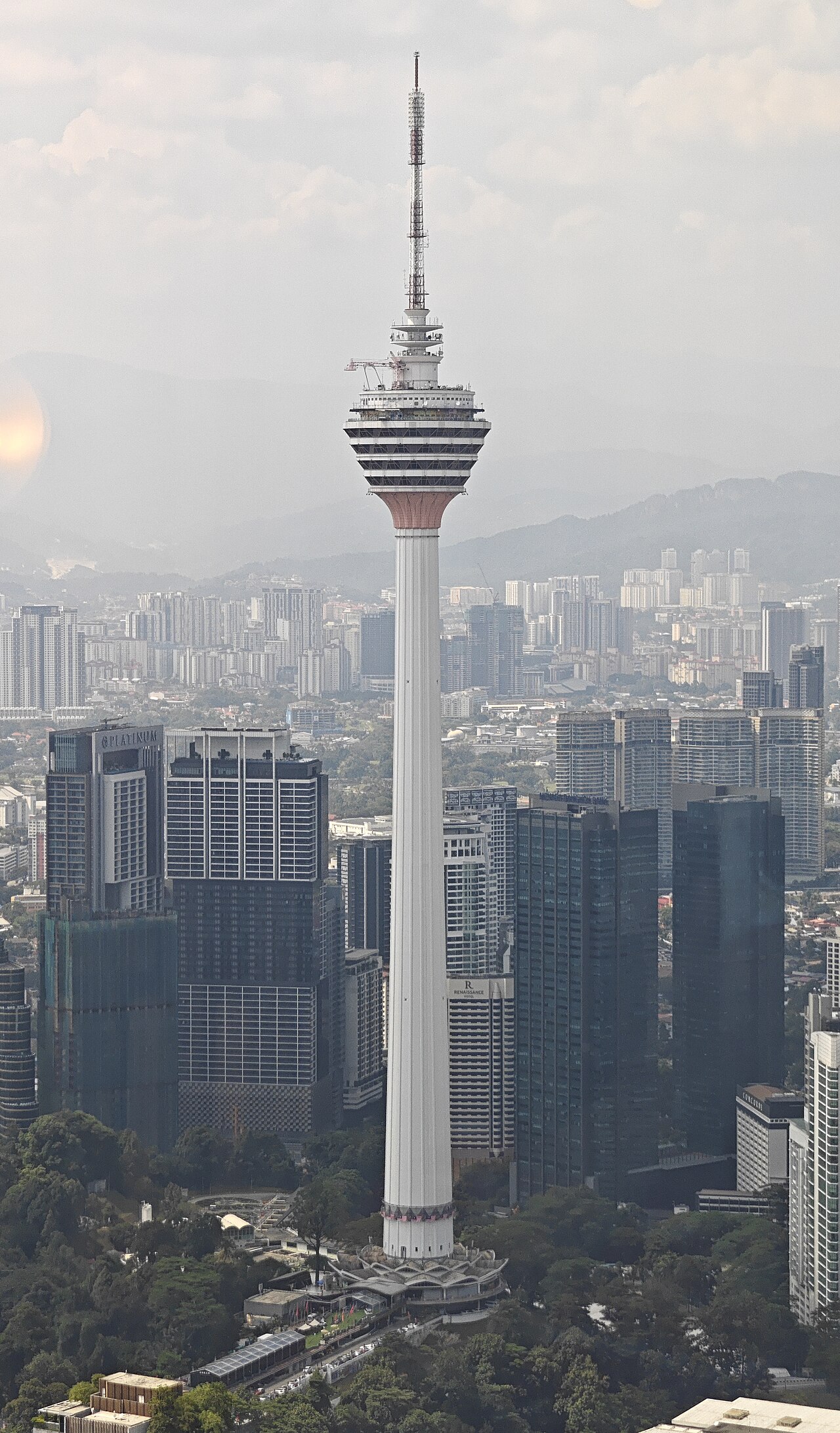 Photo of Kuala Lumpur Tower taken from Park Hyatt Merdeka 118 on 22.08.2025