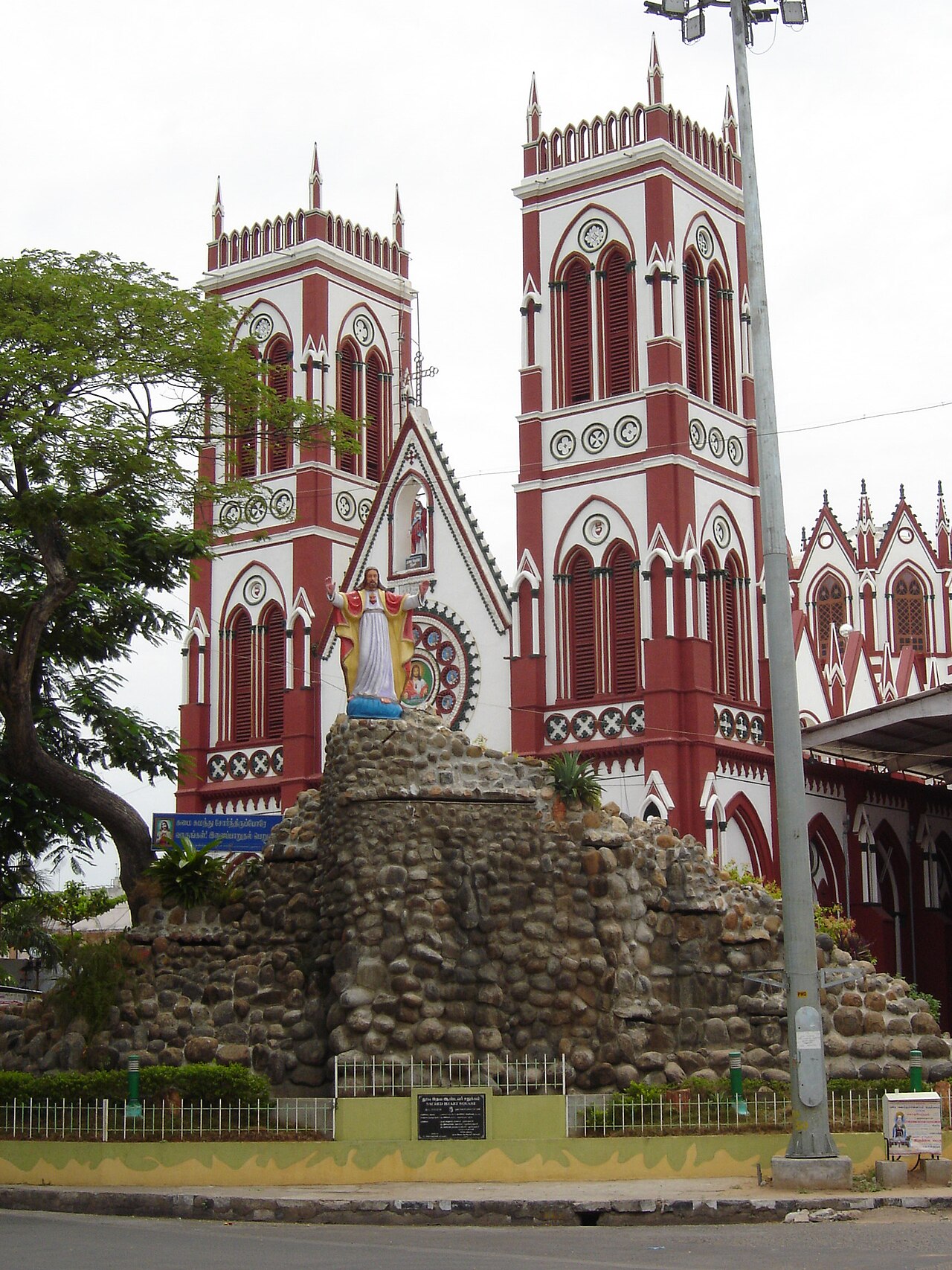 Sacred Heart church, Puducherry, India