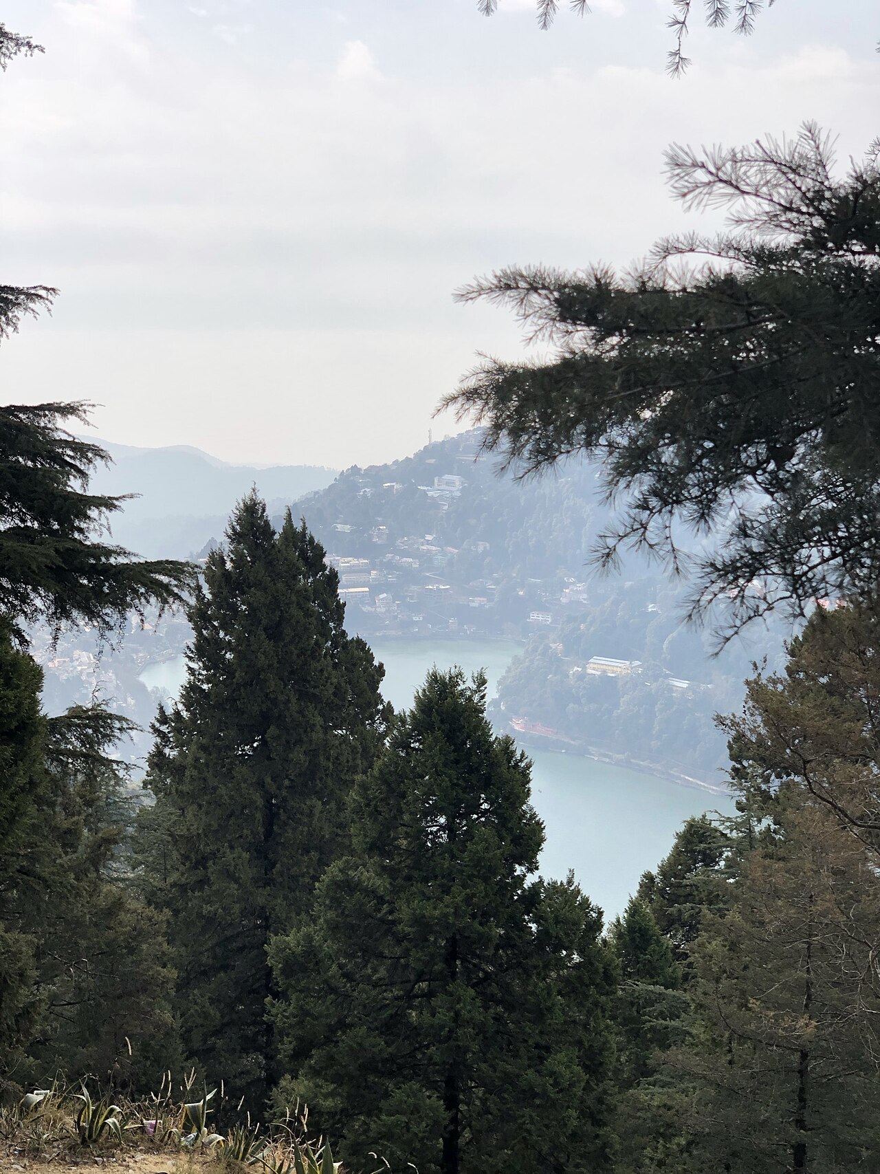 View of Nainital from Snow View Point