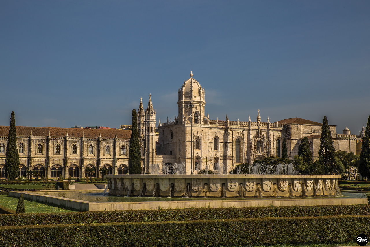 The Jerónimos Monastery or Hieronymites Monastery / Lisbon , Portugal
