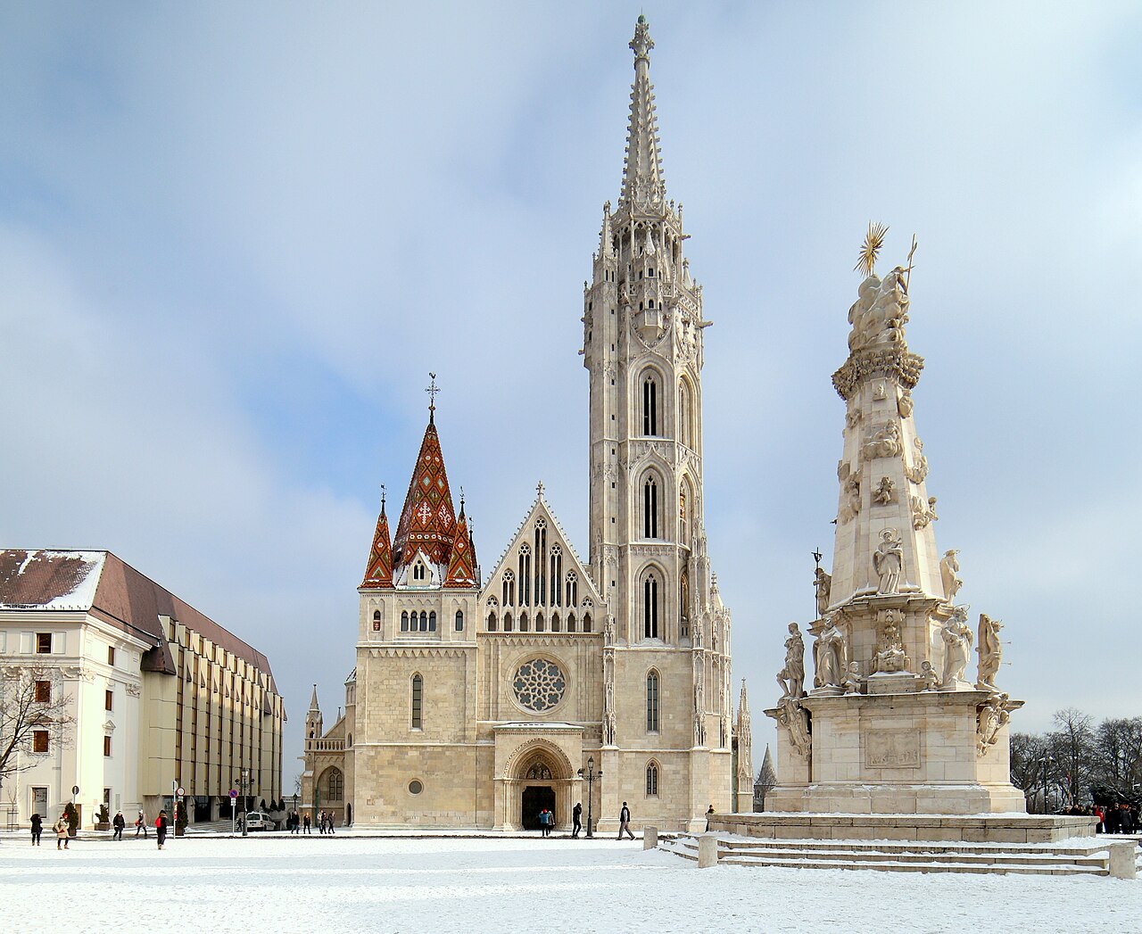 Mátyás-templom 2016 januárban
