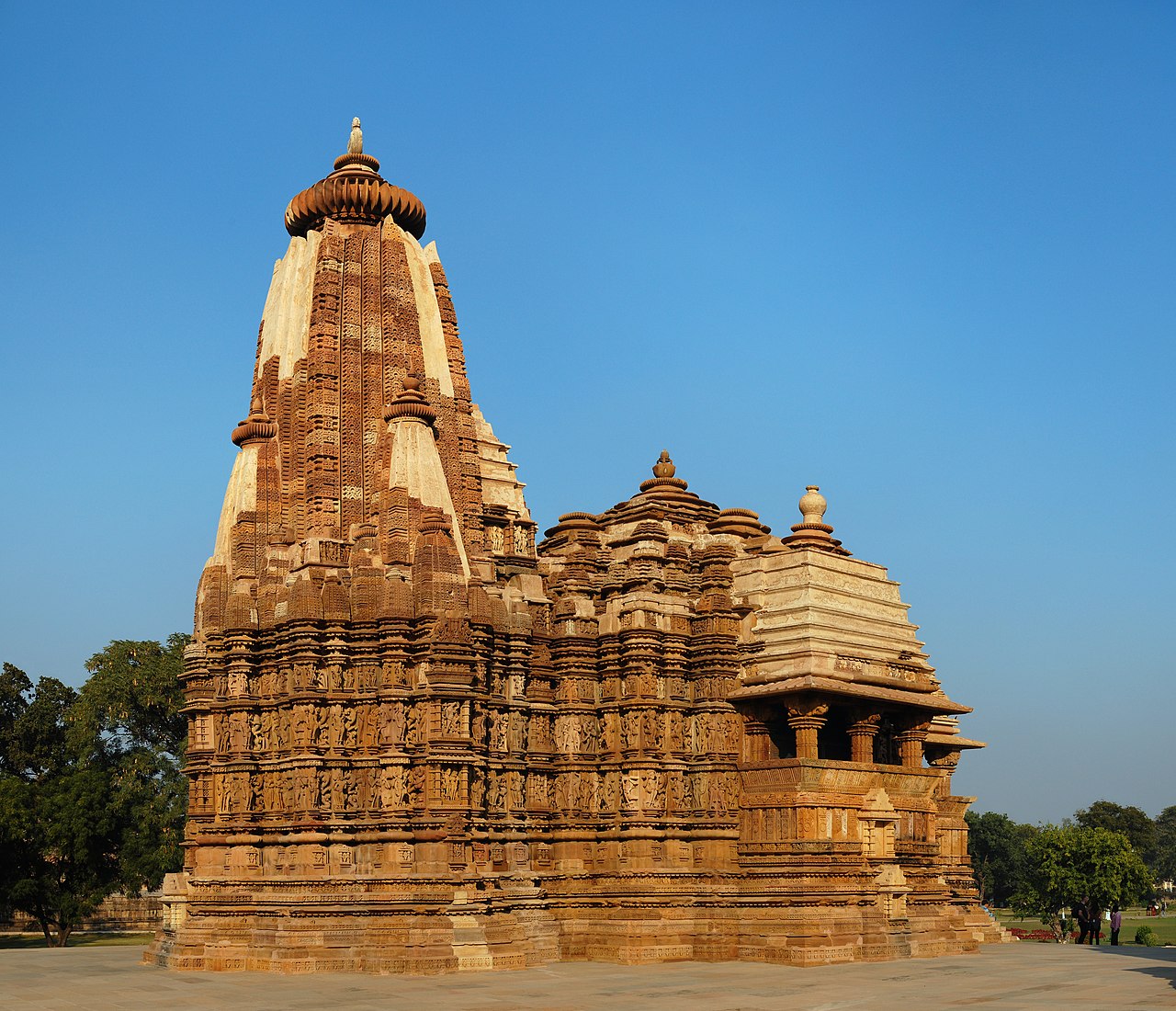 Devi Jagadambi Temple in Westen Group of Temples, Khajuraho, India.