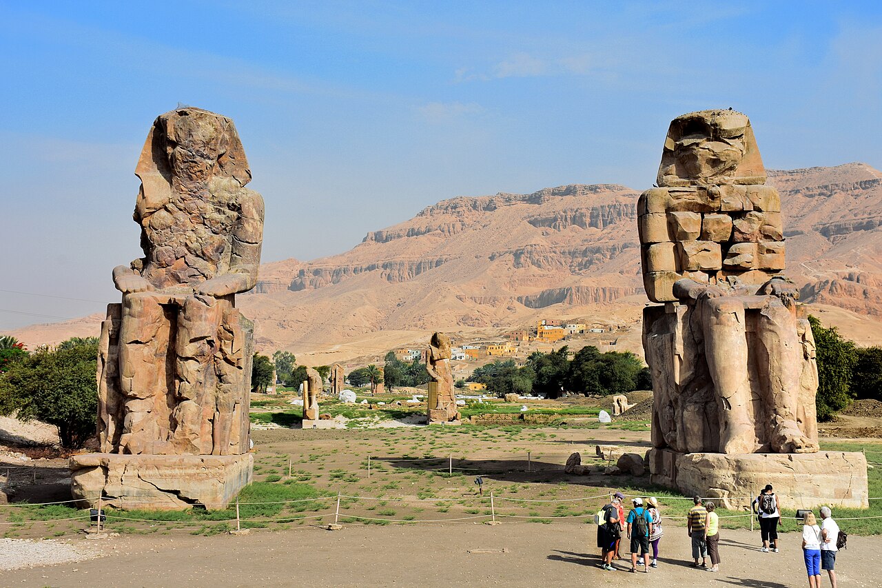 The Colossi of Memnon in Luxor