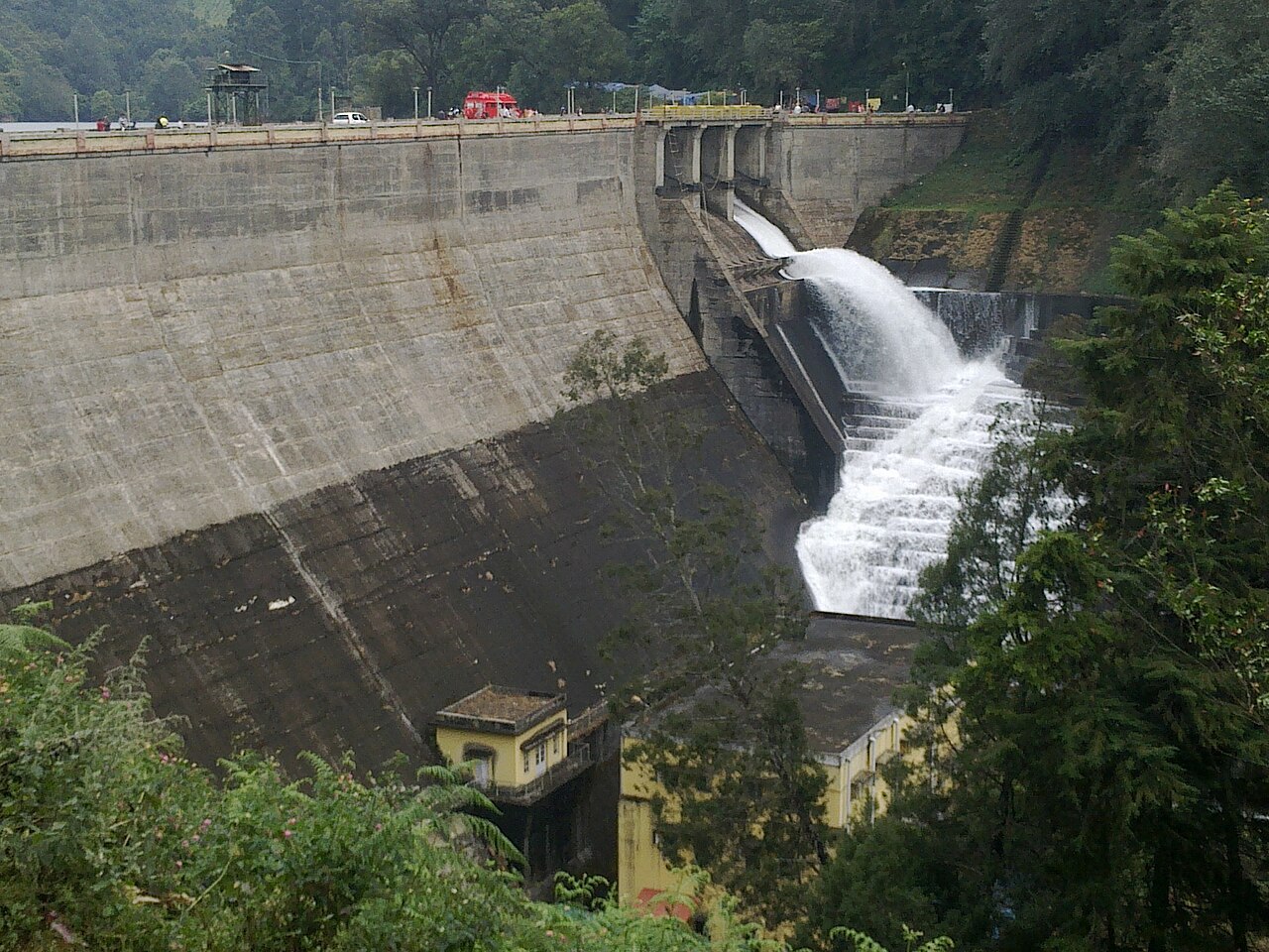 Image of Mattupetty Dam, located near Munnar in Kerala